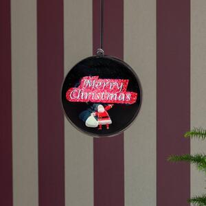 3D hologram Merry Christmas, 64 LED