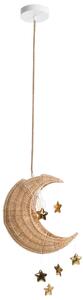 Závěsná lampa Měsíc ORCHON Ratan Přírodní