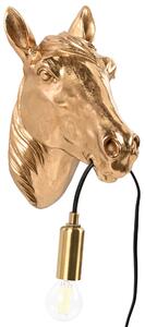Nástěnná lampa Kůň PHILIPPE Zlatá