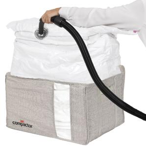 Compactor OXFORD vakuový úložný box XL, 56 x 42 x 33 cm, pevné pouzdro, polyester-bavlna