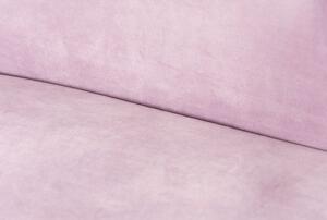 Dětská Retro pohovka sofa Drewex tmavě růžová