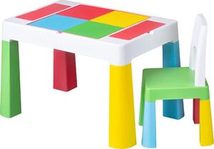 Tega Dětská sada stoleček a židlička Multifun multicolor