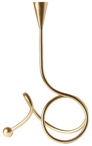 Svícen AROUCA 40 cm Kov Zlatá