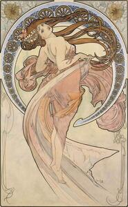 Mucha, Alphonse Marie - Obrazová reprodukce La Danse, 1898, (24.6 x 40 cm)