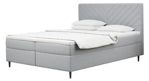Manželská postel LUCIE 160x200 - šedá