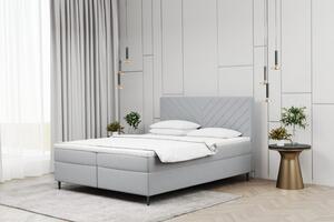 Manželská postel LUCIE 160x200 - šedá