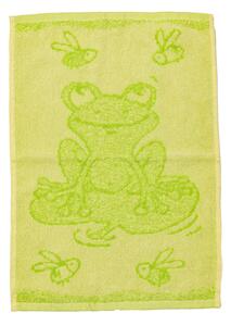 Dětský ručník BEBÉ žabička zelený 30x50 cm