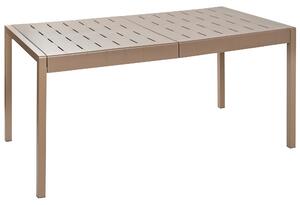 Zahradní jídelní stůl BARTICA 154 cm 84 cm Hnědá