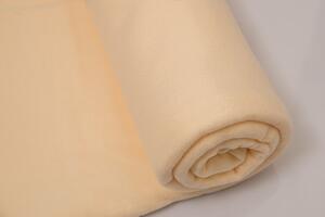 Fleecová deka krémová 160x200 cm