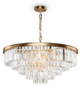 Maytoni Závěsné křišťálové svítidlo REVERO, 12xE14, Ø 70 cm