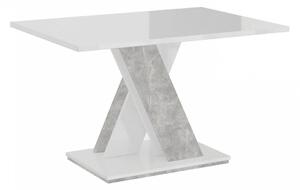 Konferenční stůl PEPAX MINI - bílá / kámen
