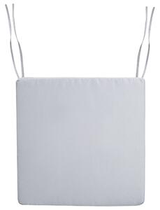 Polštář na zahradní židli SASSARI PREMIUM 46 x 46 cm Světle šedá