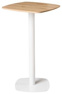 Barový stůl MORELLA Světle hnědá/Bílá 60 cm 60 cm