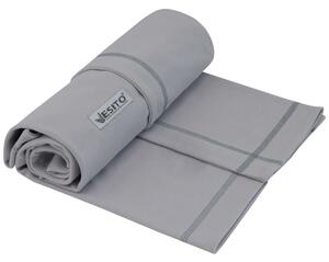 ESITO Letní dětská deka dvojitá bavlna jednobarevná - šedá / 75 x 100 cm