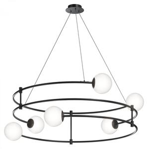 Maytoni Závěsné svítidlo BALANCE, 6xG9, Ø 81,2 cm Barva: Černá