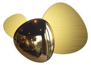 Maytoni Nástěnné LED svítidlo JACK-STONE, 8W, š. 36,3 cm, CRI90 Barva: Zlatá