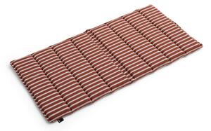 HAY Skládací textilní podsedák Terrazza, terracotta bold stripe