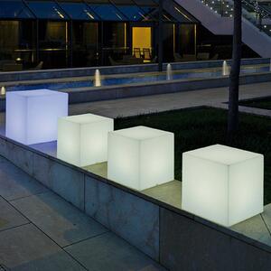 Newgarden solární světlo Cuby cube, výška 20 cm