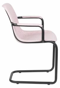 ZUIVER THIRSTY ARMCHAIR židle růžová