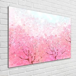 Foto obraz skleněný svislý Květy višně pl-osh-100x70-f-78464796