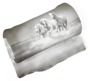 Deka SABLIO - Bílí koně 150x120 cm