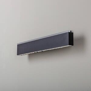 Lucande Henner LED nástěnné světlo, černá, 60 cm