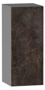 Horní kuchyňská skříňka ADAMA - šířka 30 cm, beton tmavý atelier / šedá