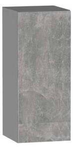 Horní kuchyňská skříňka ADAMA - šířka 30 cm, beton světlý atelier / šedá