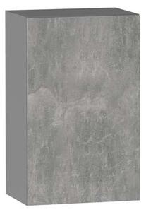Horní kuchyňská skříňka ADAMA - šířka 45 cm, beton světlý atelier / šedá