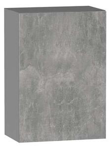 Horní kuchyňská skříňka ADAMA - šířka 50 cm, beton světlý atelier / šedá