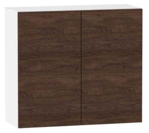 Horní kuchyňská skříňka ADAMA - šířka 80 cm, marine wood / bílá