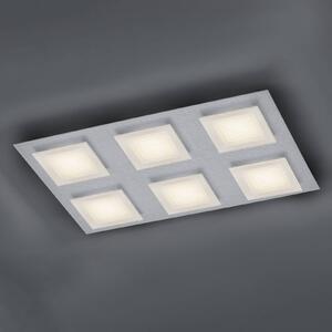 BANKAMP Ino LED stropní světlo 6 zdrojů stříbrná