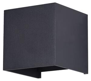 Maytoni Venkovní nástěnné LED svítidlo FULTON, 6W, š. 10 cm, CRI80, IP54 Barva: Černá