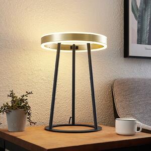 Lucande Seppe LED stolní lampa mosaz