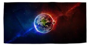 Sablio Ručník Planeta Země - 70x140 cm