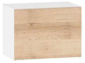 Závěsná kuchyňská skříňka ADAMA - šířka 50 cm, buk artisan / bílá