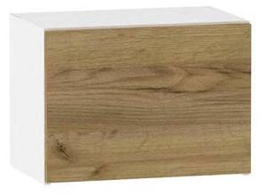 Závěsná kuchyňská skříňka ADAMA - šířka 50 cm, dub craft zlatý / bílá
