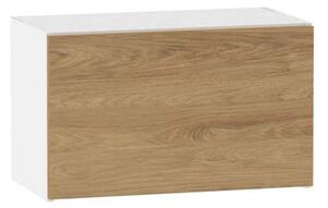 Závěsná kuchyňská skříňka ADAMA - šířka 60 cm, hickory přírodní / bílá