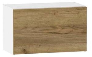 Závěsná kuchyňská skříňka ADAMA - šířka 60 cm, dub craft zlatý / bílá