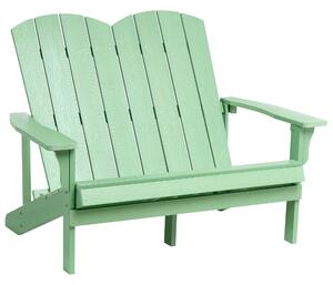 Zahradní lavice ADIRONDACK 125 cm Světle zelená