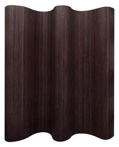 Paraván bambusový tmavě hnědý 250x165 cm