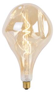 Závěsná lampa zlatá se zástrčkou včetně PS160 goldline stmívatelné - Cavalux