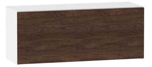 Závěsná kuchyňská skříňka ADAMA - šířka 90 cm, marine wood / bílá