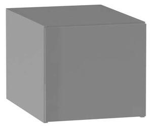 Kuchyňská závěsná skříňka ADAMA - šířka 40 cm, lesklá šedá / šedá