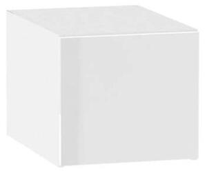 Kuchyňská závěsná skříňka ADAMA - šířka 40 cm, lesklá bílá / bílá