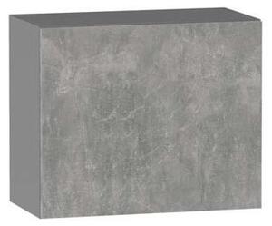 Digestořová skříňka ADAMA - šířka 60 cm, beton světlý atelier / šedá