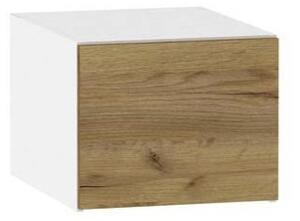 Kuchyňská závěsná skříňka ADAMA - šířka 45 cm, dub craft zlatý / bílá