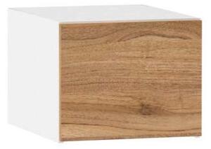 Kuchyňská závěsná skříňka ADAMA - šířka 45 cm, ořech lyon / bílá