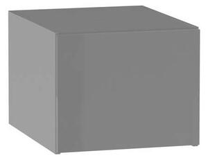 Kuchyňská závěsná skříňka ADAMA - šířka 45 cm, lesklá šedá / šedá