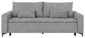 POHOVKA, dřevo, kov, textil, šedá Carryhome - Sedací soupravy